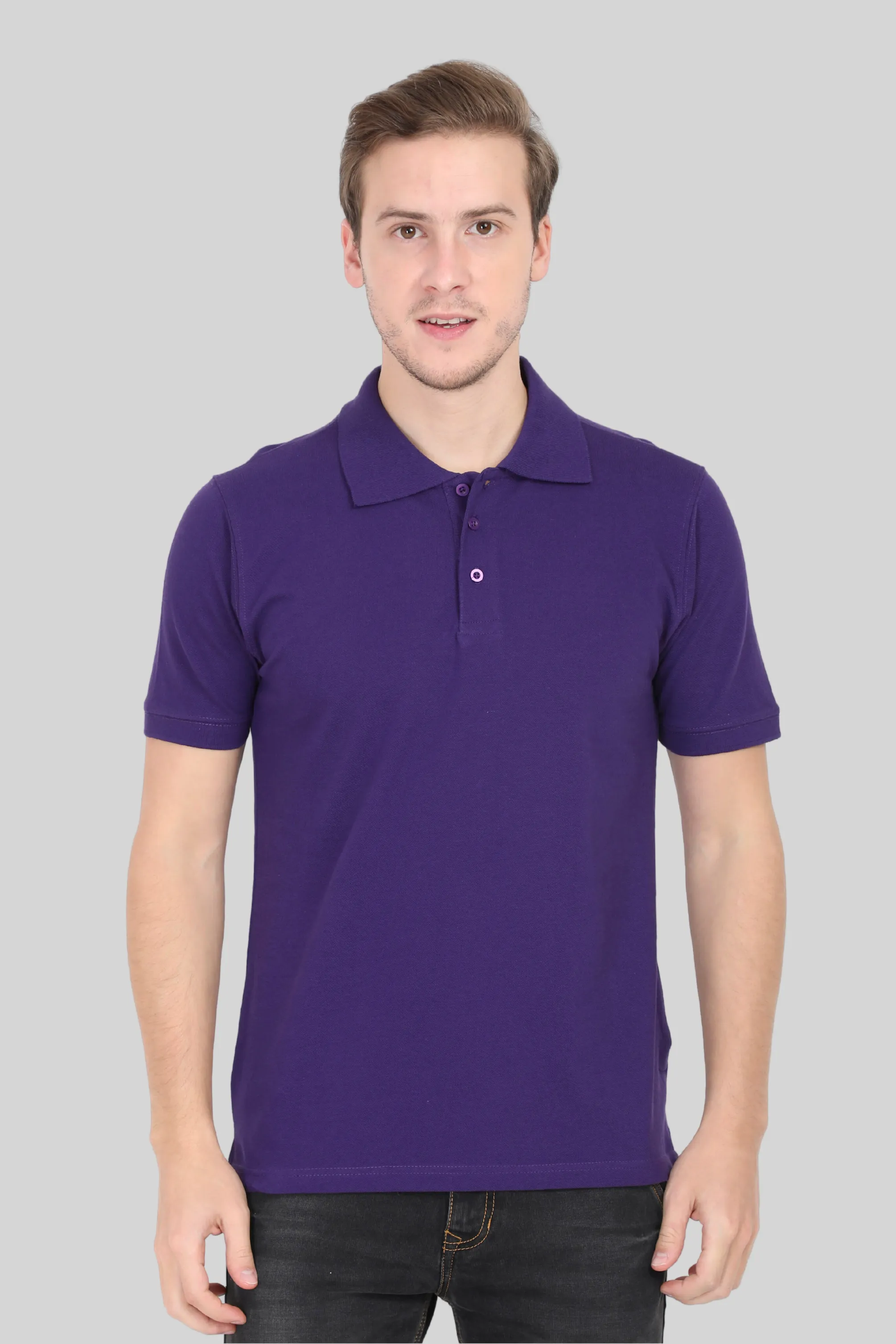 Purple Polo T-shirt for men