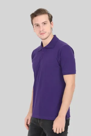 Purple Polo T-shirt for men