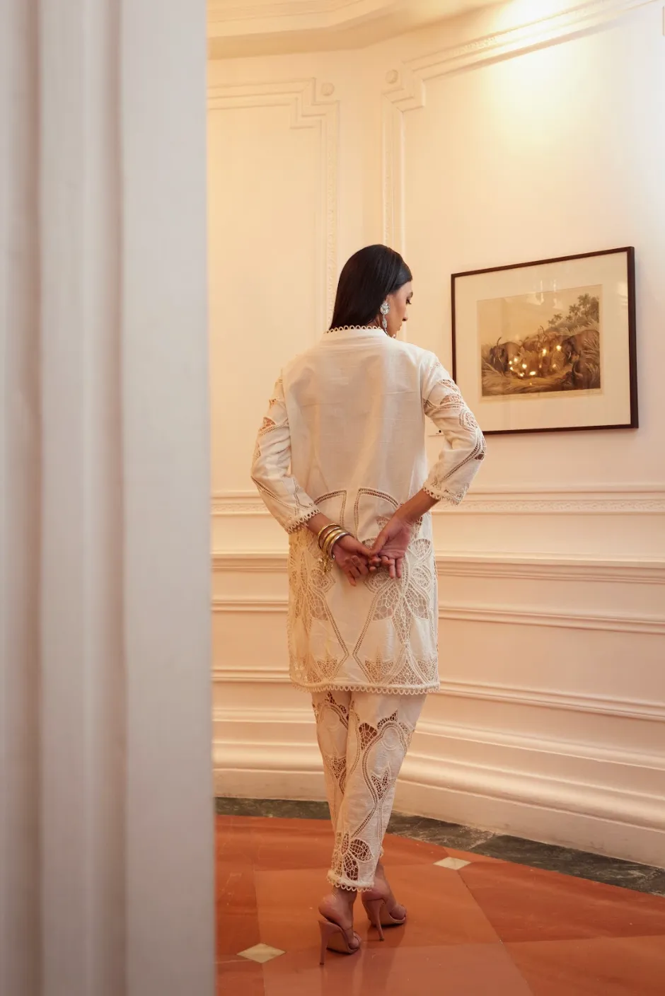 Qala Zahara Rosa Kurta