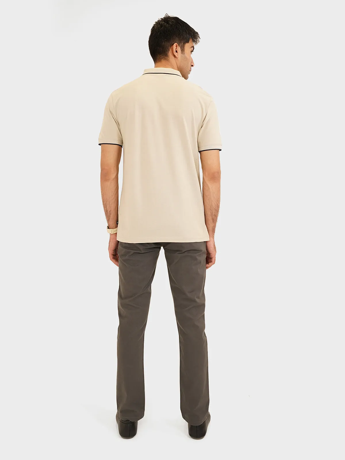 "MOUNIR" Trendy Regular Fit Polo Shirt