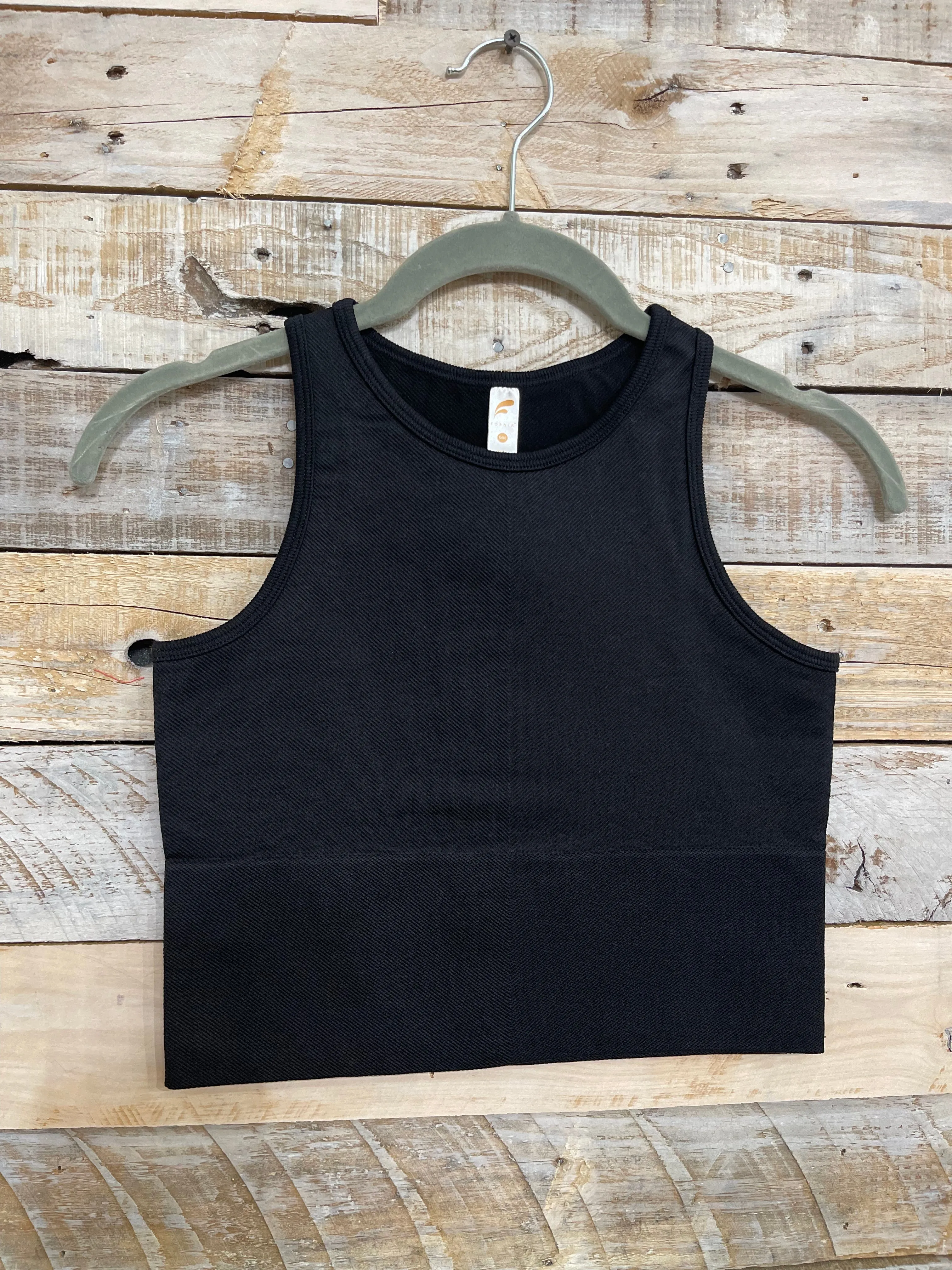 Racerback Chevron Crop Top Women’s