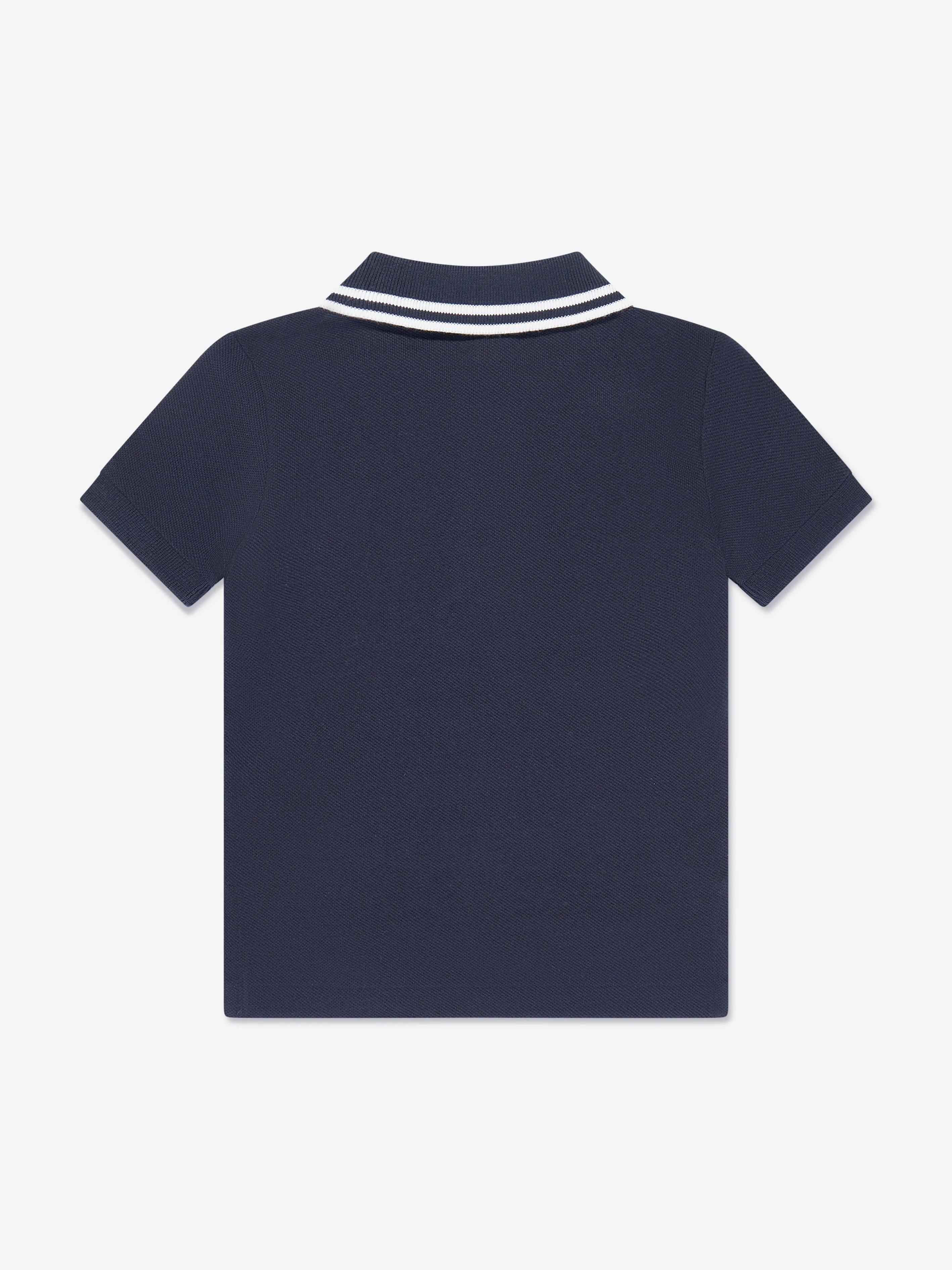Ralph Lauren Baby Boys Bear Polo Shirt in Navy