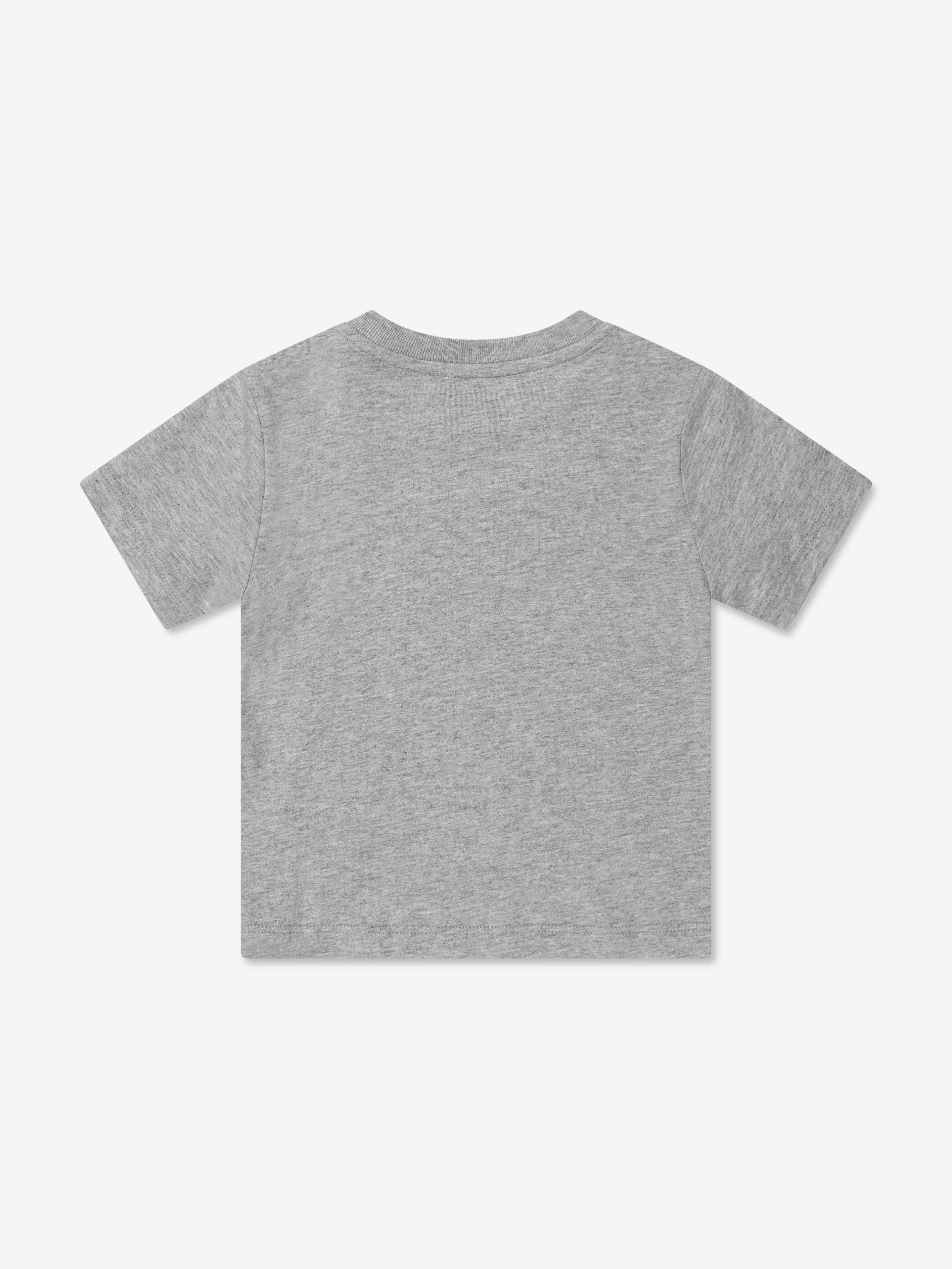 Ralph Lauren Baby Boys Polo Logo T-Shirt in Grey