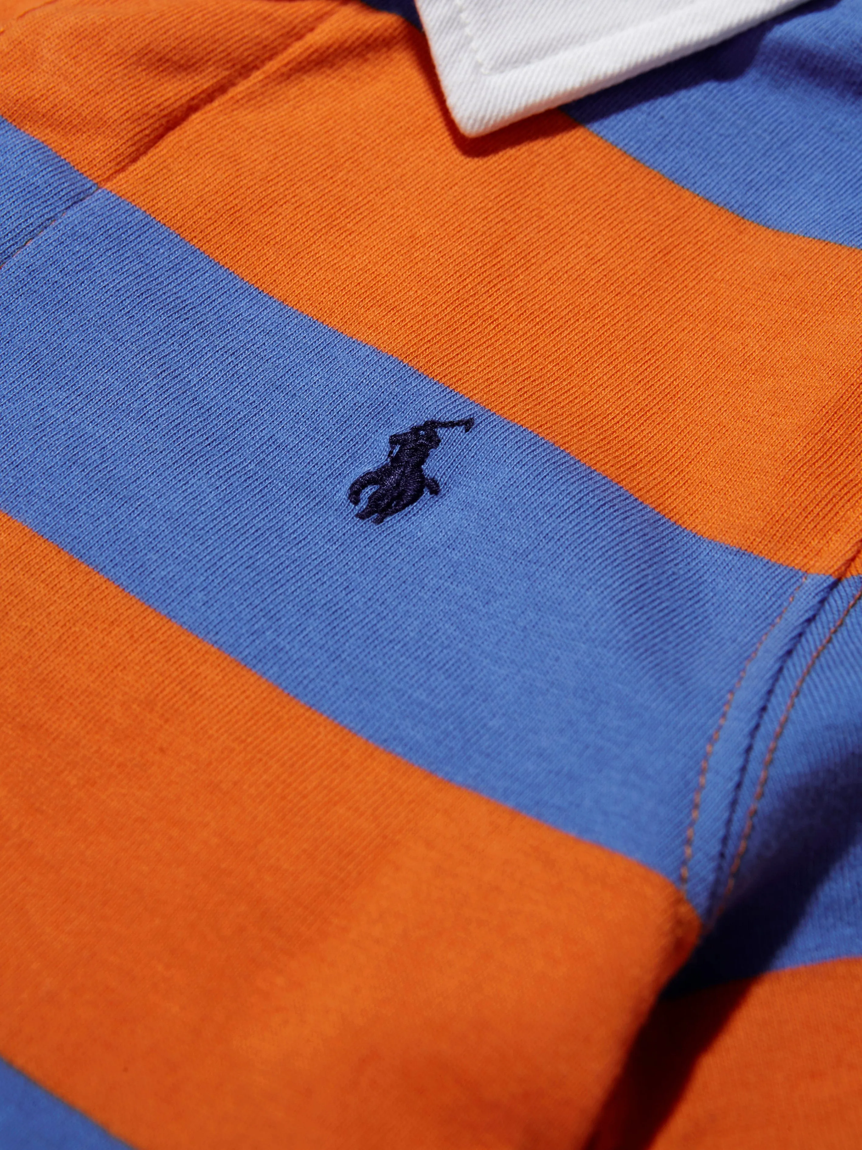 Ralph Lauren Boys Cotton Jersey Striped Rugby Polo Shirt