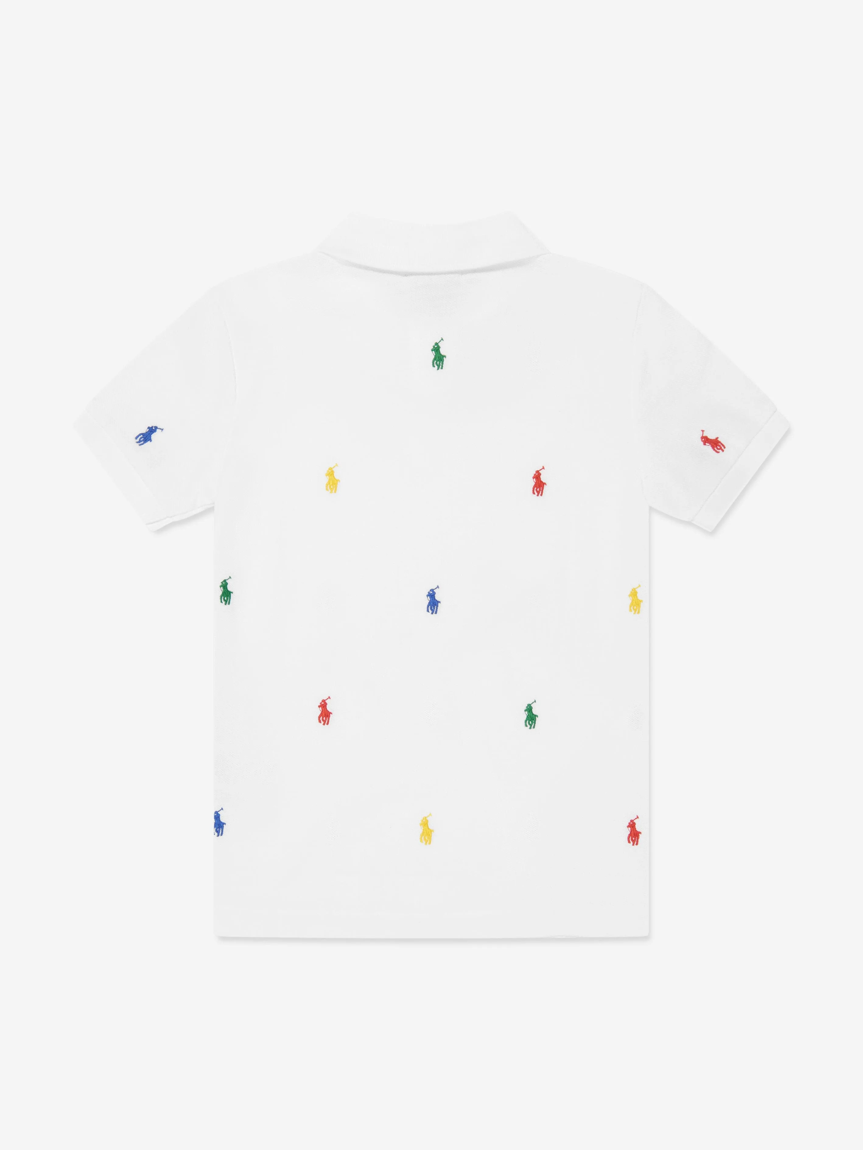 Ralph Lauren Boys Logo Polo Shirt in White