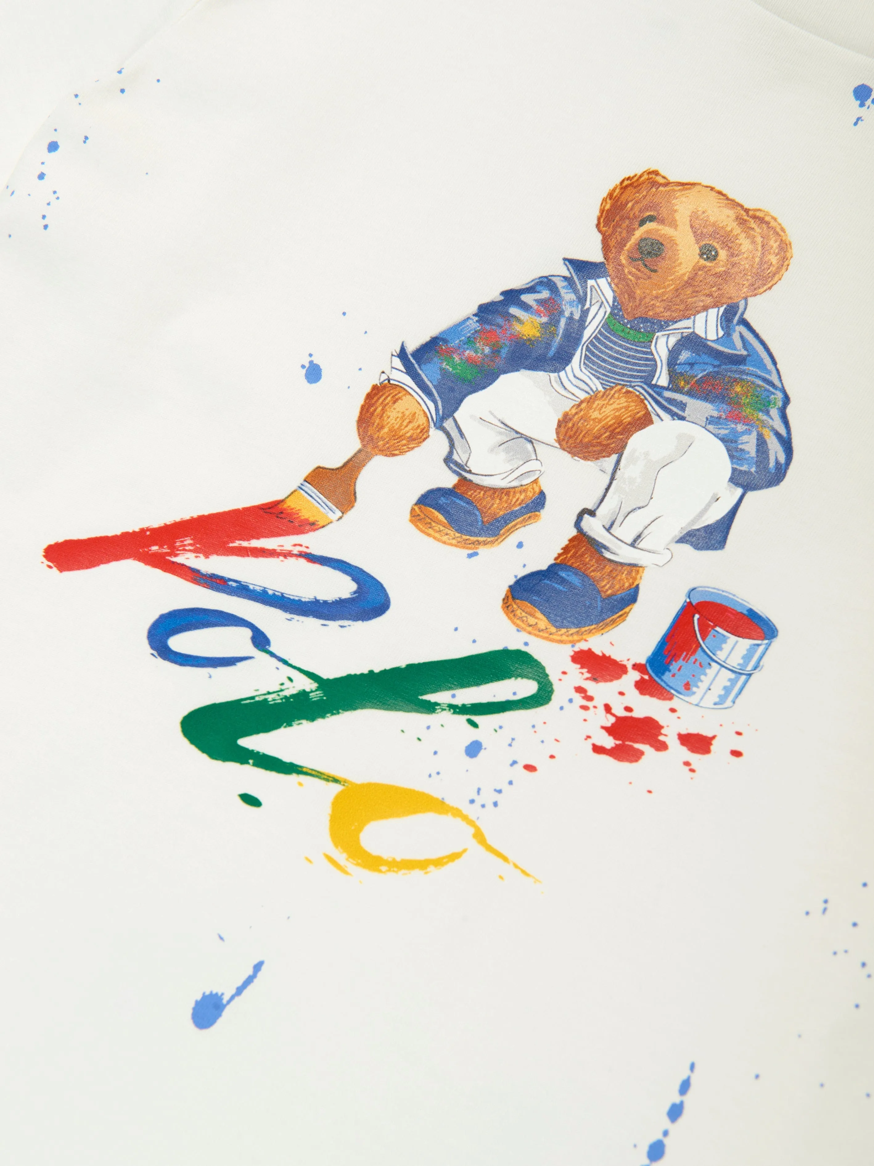 Ralph Lauren Boys Polo Bear T-Shirt in White