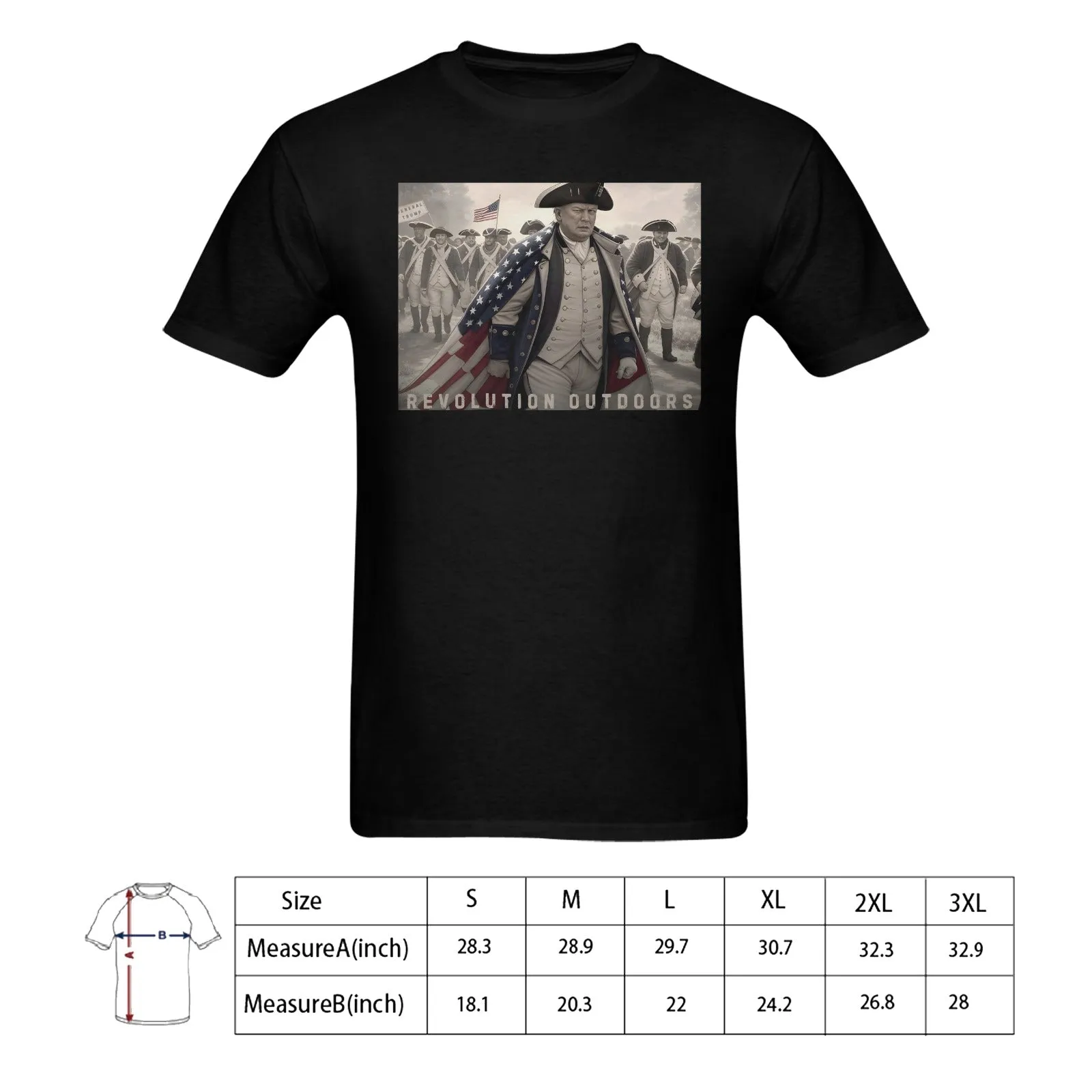 Revolution Outdoors General Trump 1776 UltraSoft Tee