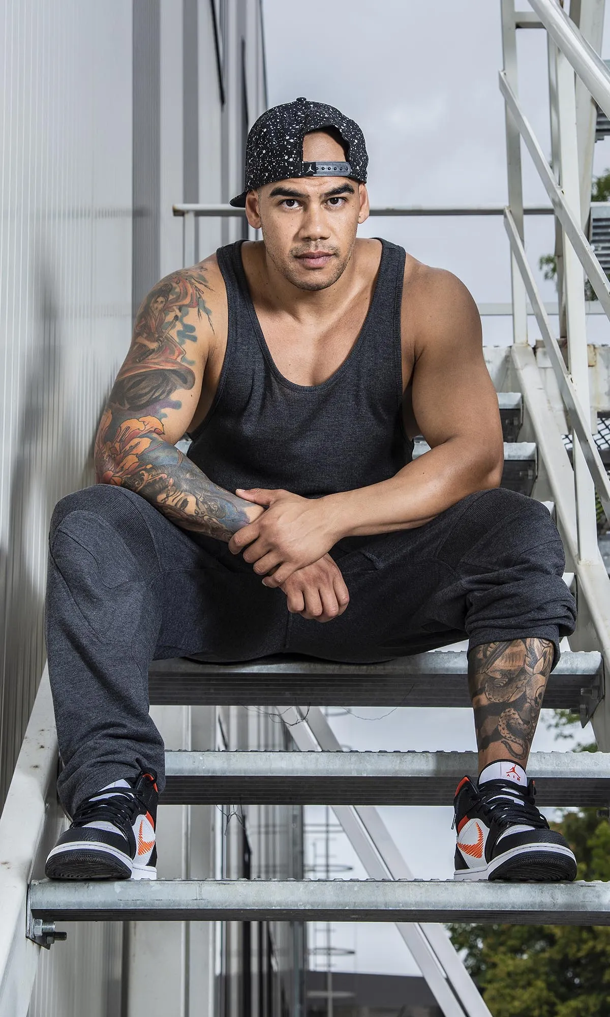 Ribbed Racerback Tank Top