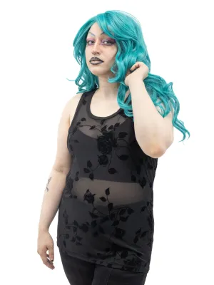 Rose Mesh Tank Top UNISEX