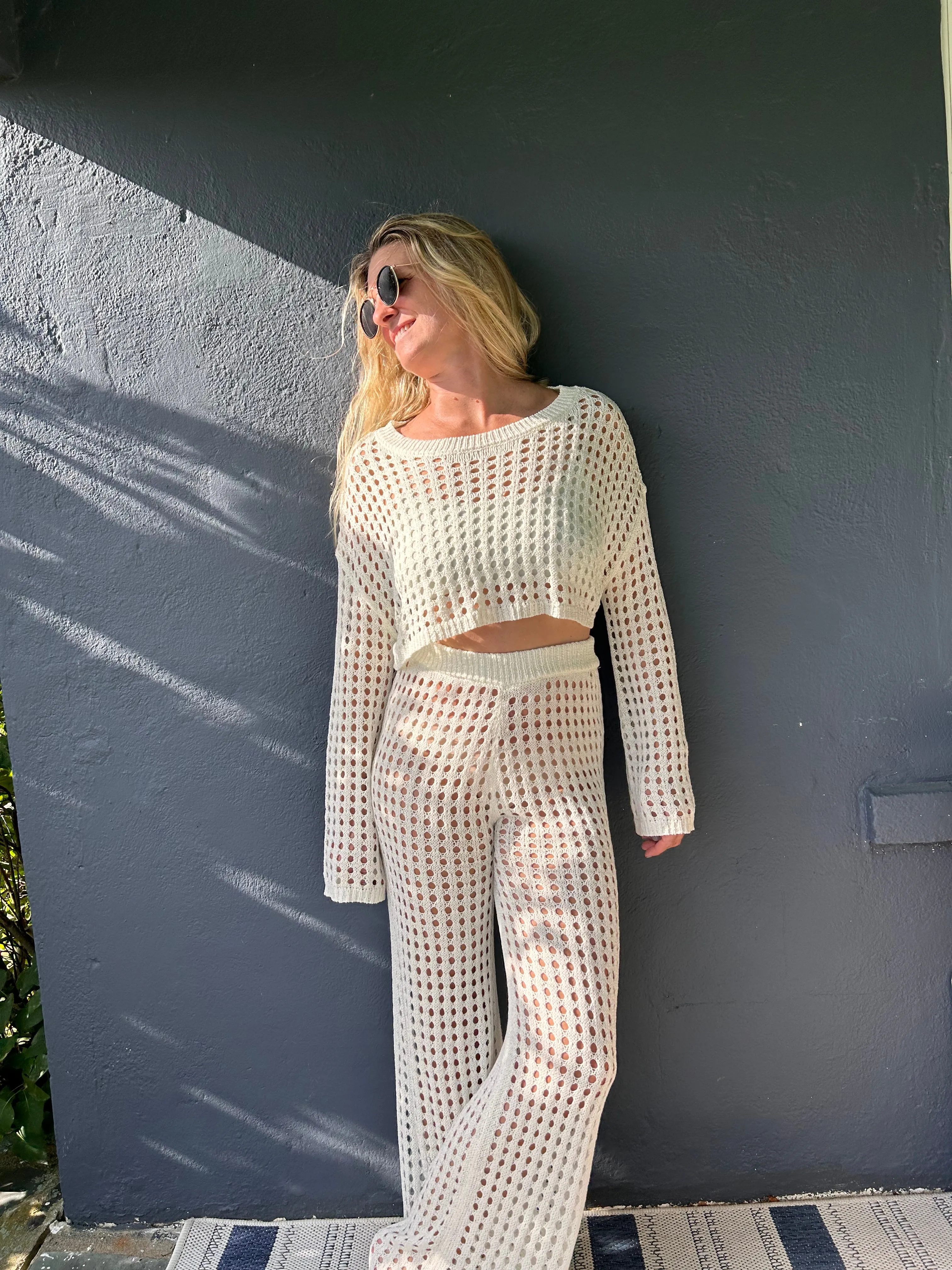 Sarah crochet pants