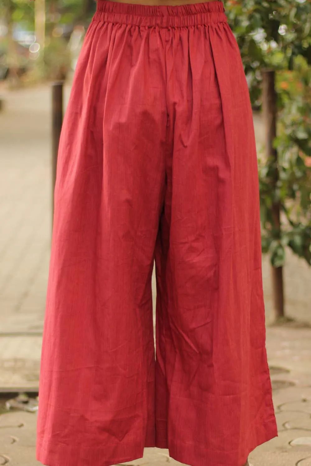 Saumya | Wide Leg Pants | Terra Cotta