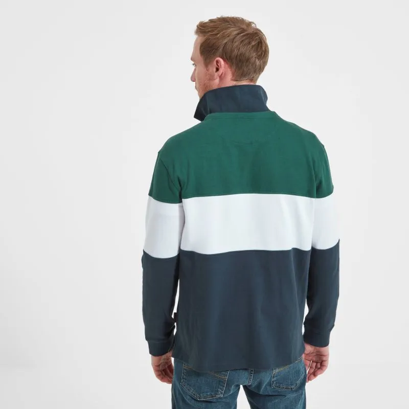 Schoffel Exeter Heritage 1/4 Zip Jumper - Navy