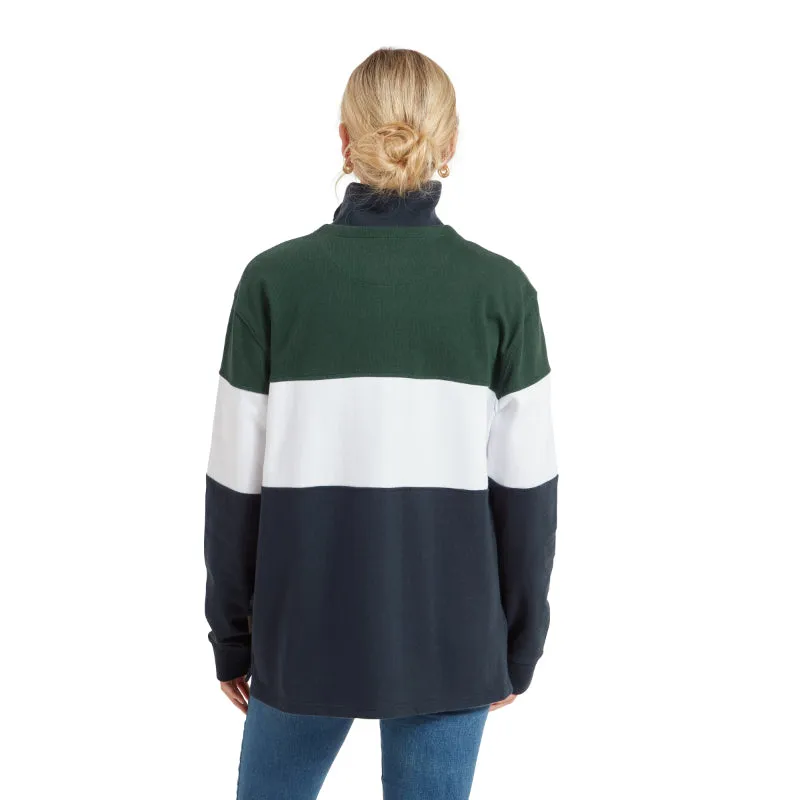 Schoffel Exeter Heritage 1/4 Zip Jumper - Navy
