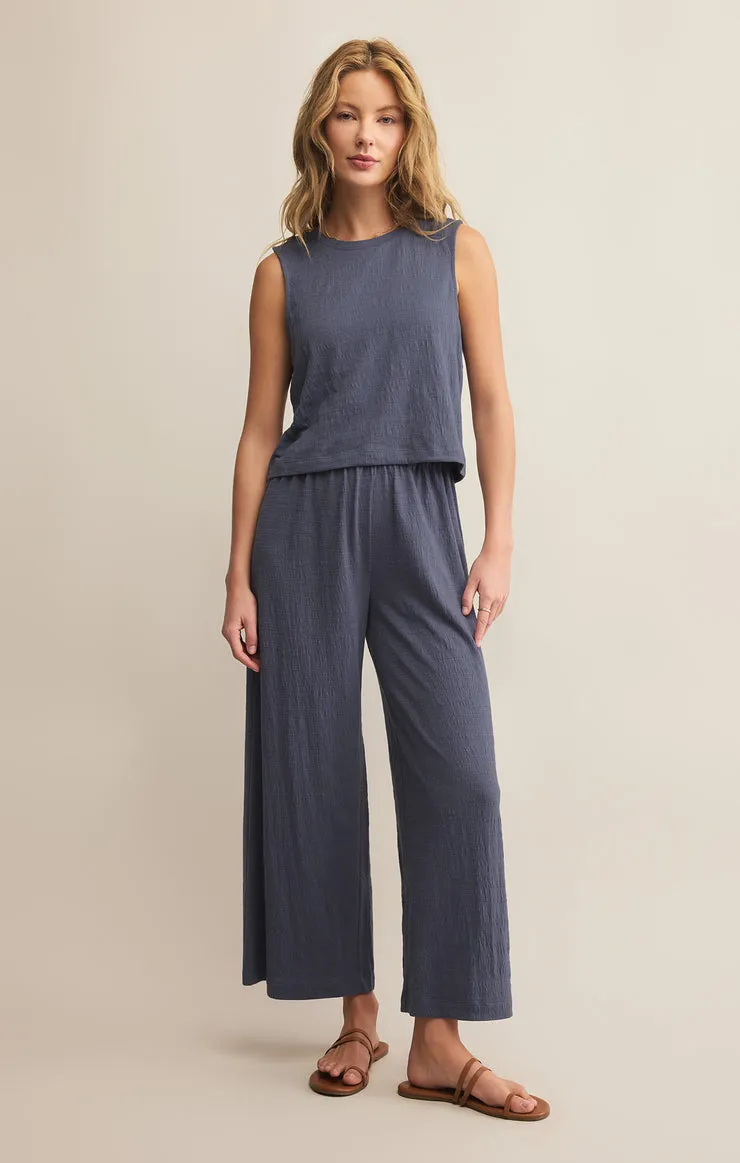 Scout Textured Slub Elastic Waist Pant