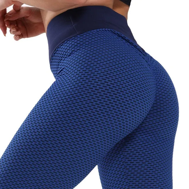 Seamless Honeycomb Athletic Leggins