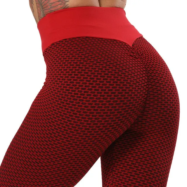 Seamless Honeycomb Athletic Leggins