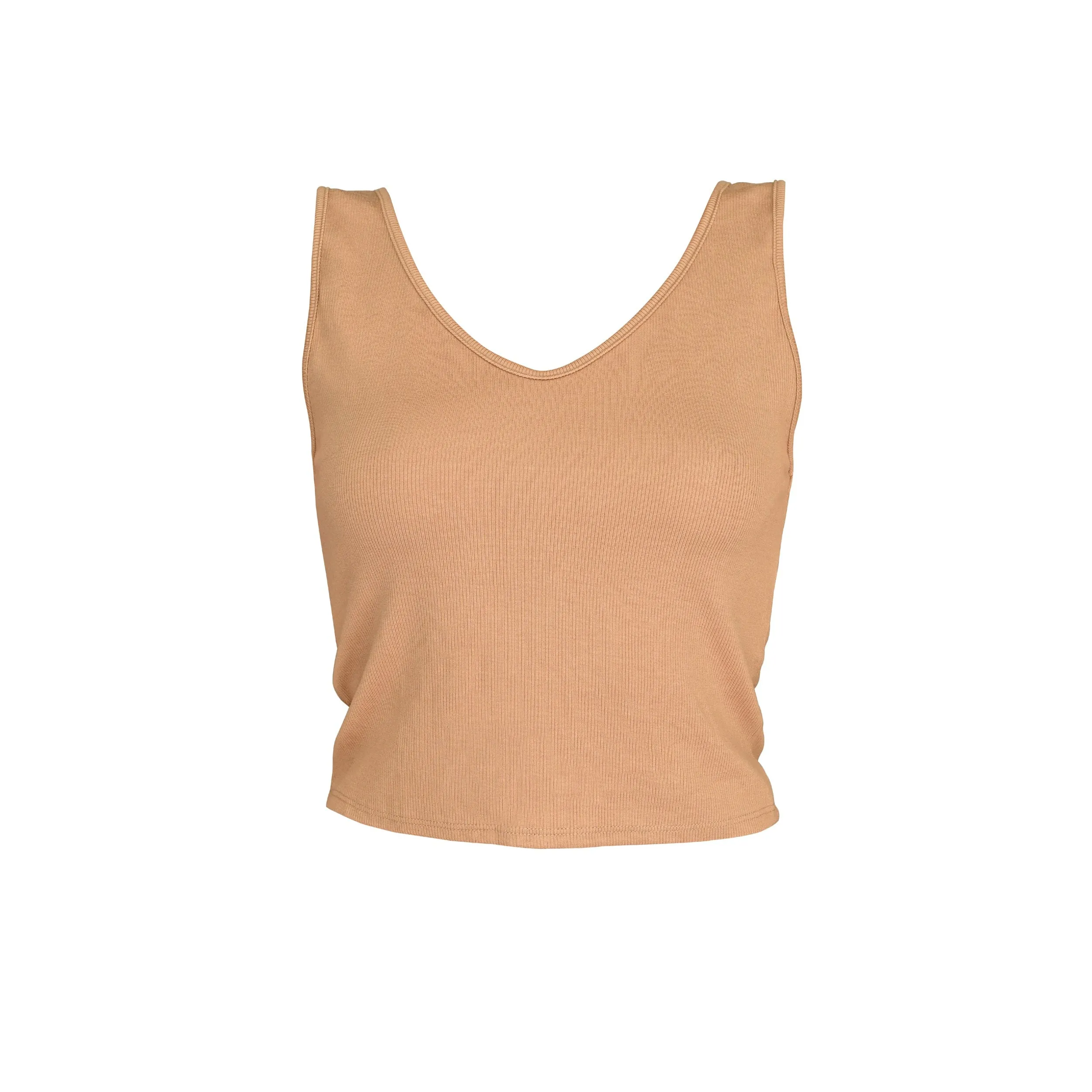 Self-Love Rib Tank - Beige