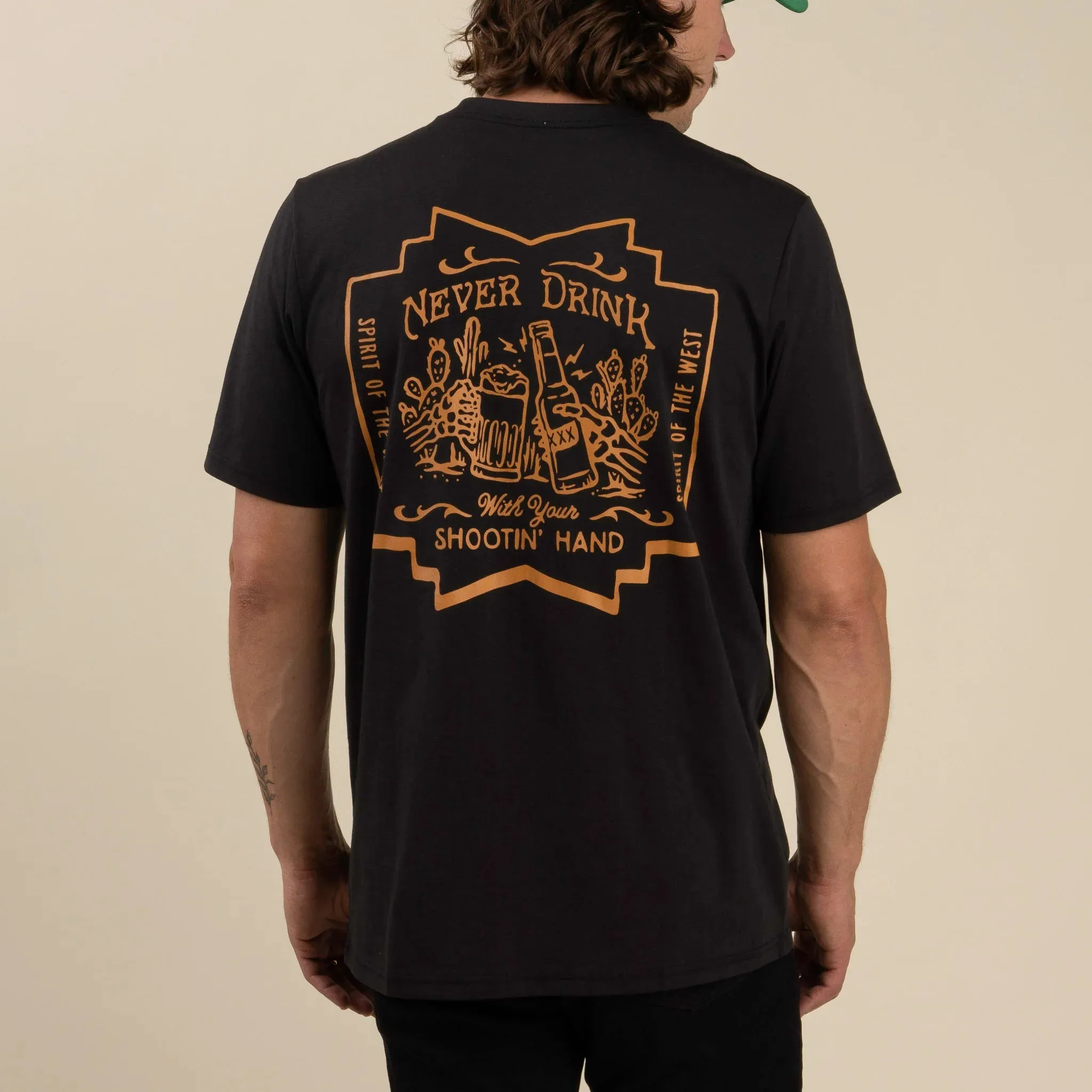 Sendero Provisions Co. Shootin' Hand T-Shirt - Black or Sage