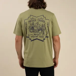 Sendero Provisions Co. Shootin' Hand T-Shirt - Black or Sage