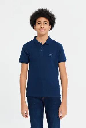 Senior Boys Navy Polo Shirt