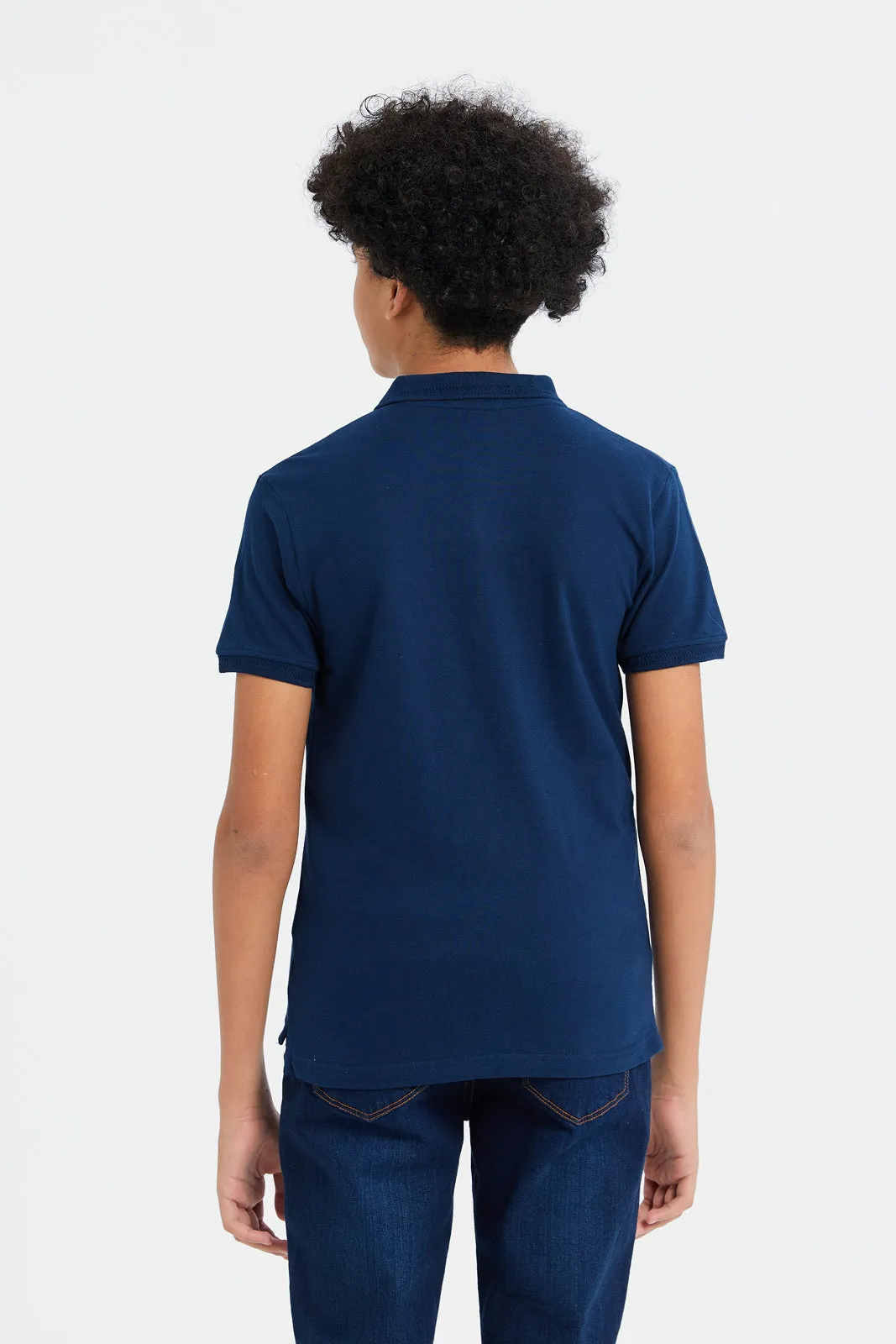 Senior Boys Navy Polo Shirt