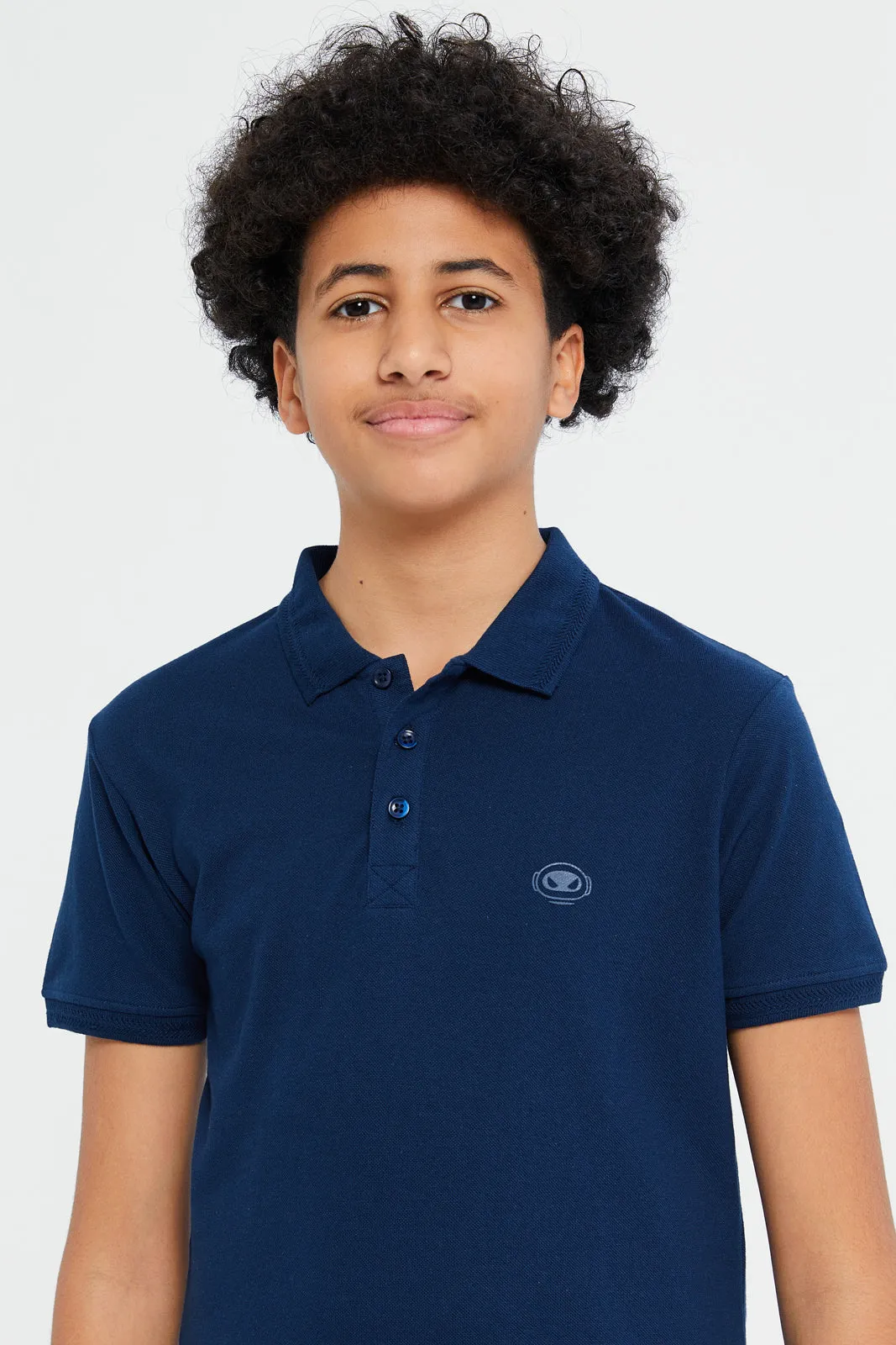 Senior Boys Navy Polo Shirt