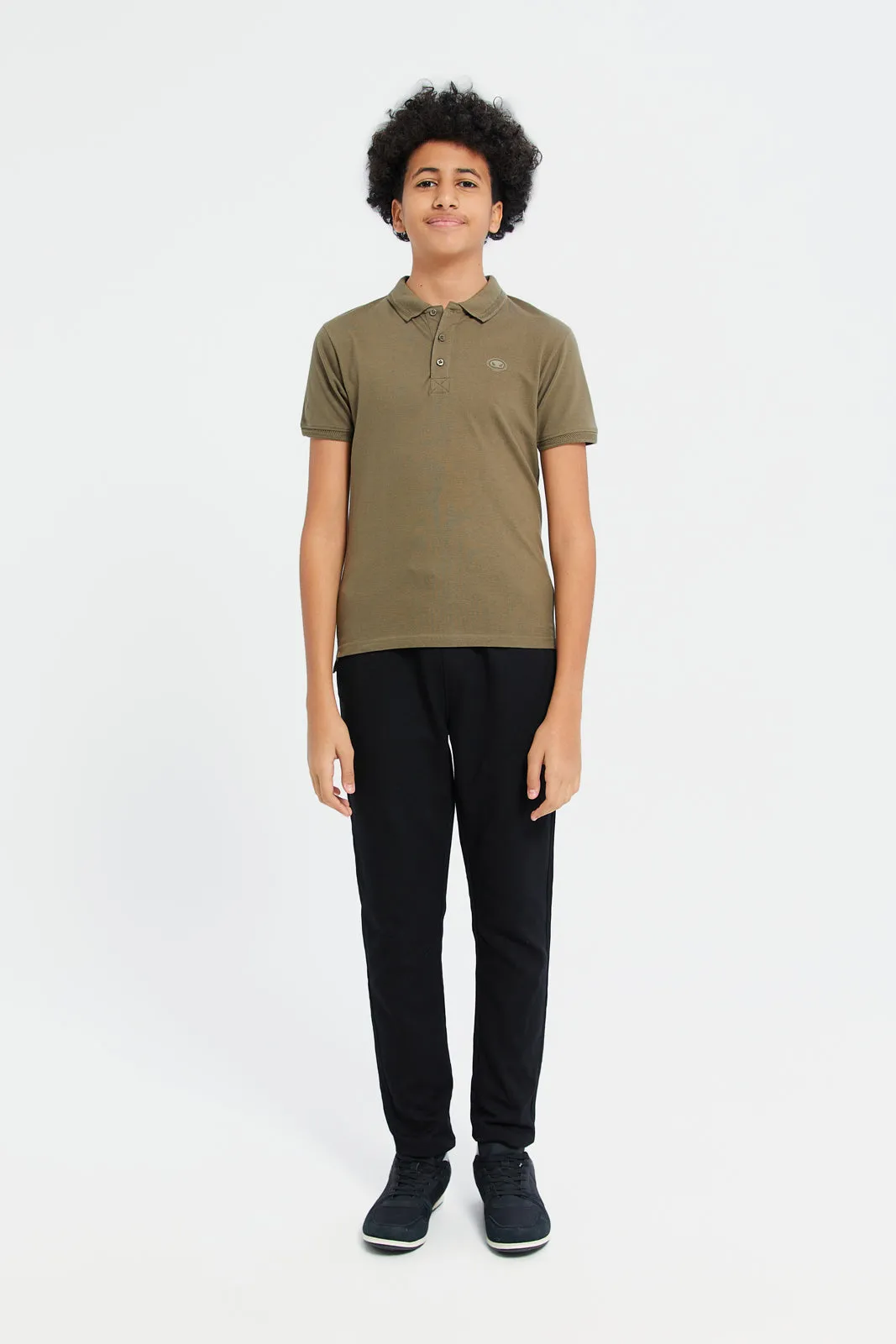 Senior Boys Olive Polo Shirt