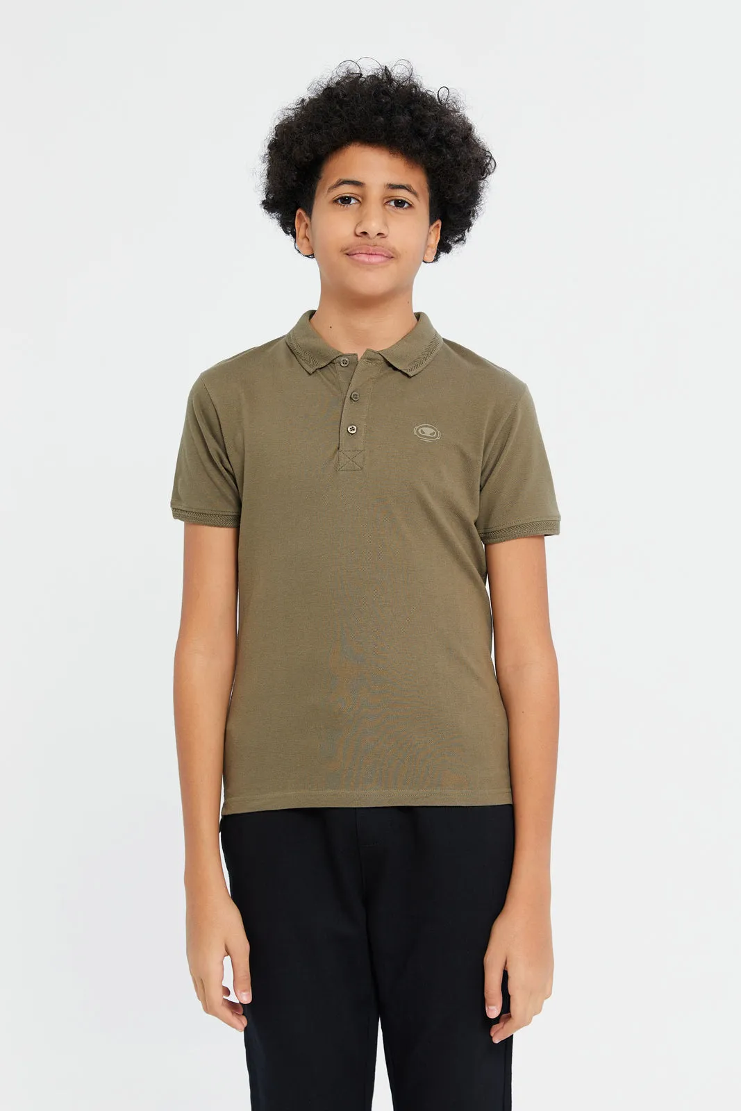Senior Boys Olive Polo Shirt