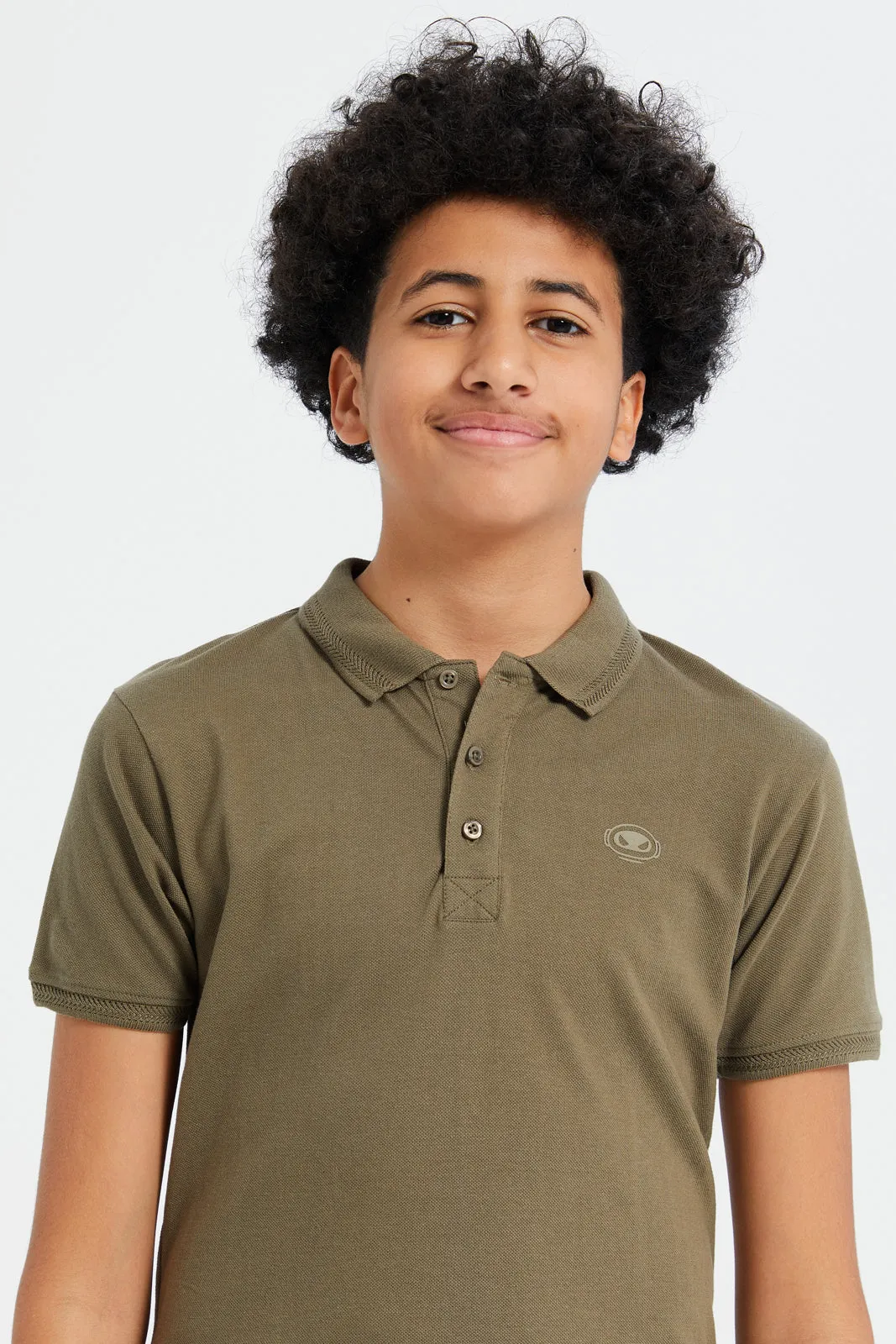 Senior Boys Olive Polo Shirt