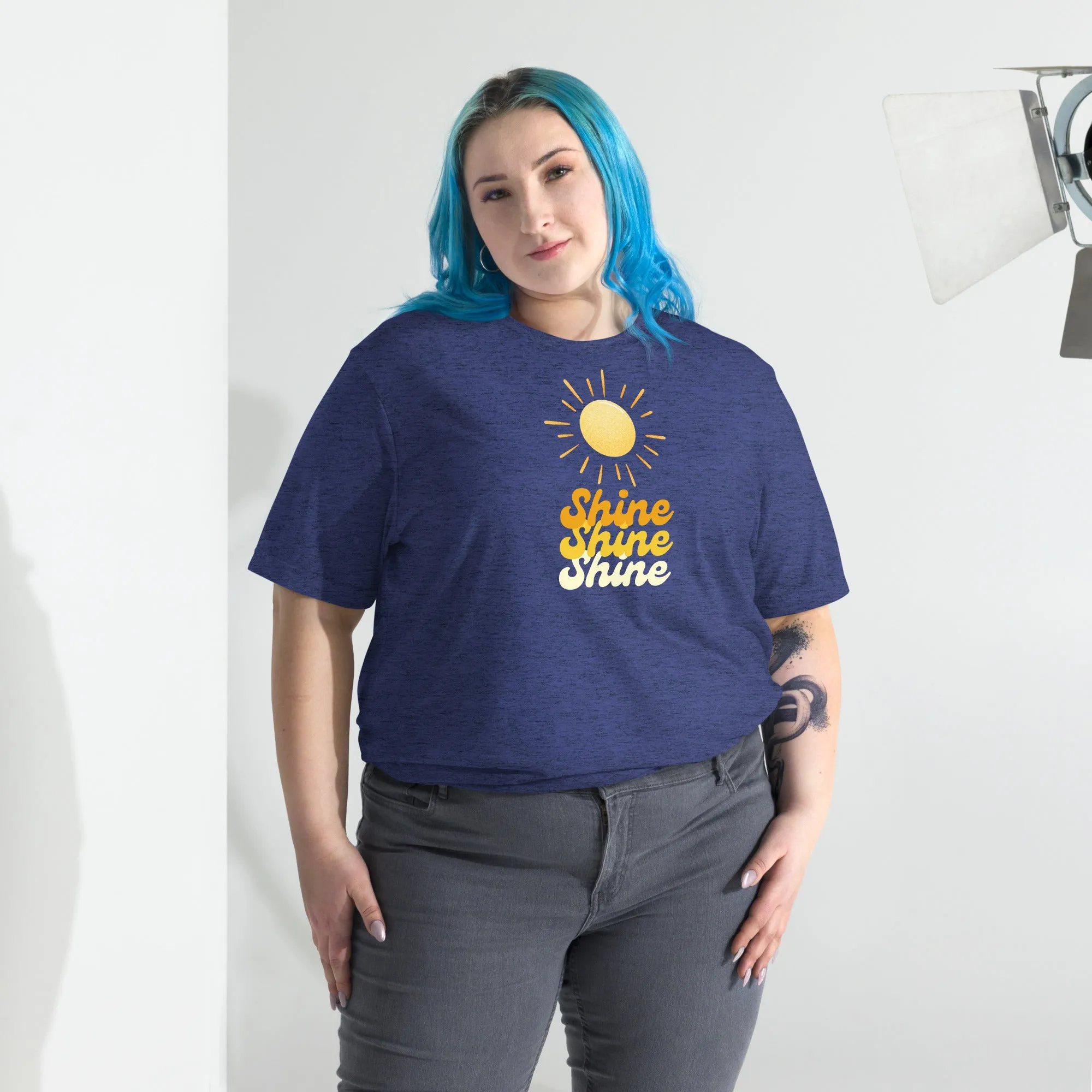 Shine Sun - Short sleeve t-shirt, comfy, soft, fitted look