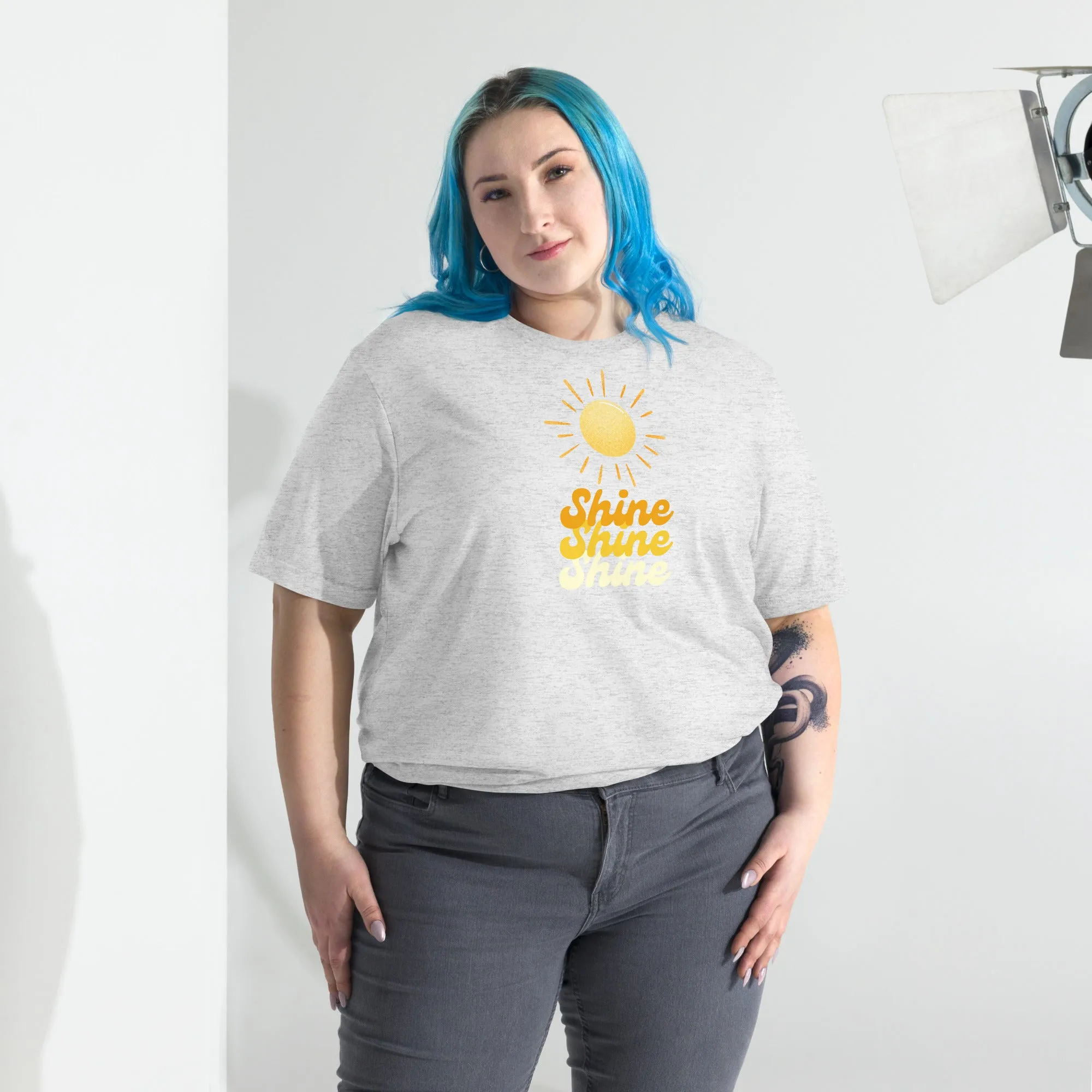 Shine Sun - Short sleeve t-shirt, comfy, soft, fitted look
