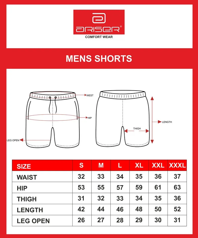 Shorts - Blue Knitted Shorts For Mens | Ariser