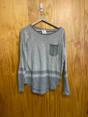 Size S Smart Wool Grey Women's Long Sleeve Shirt