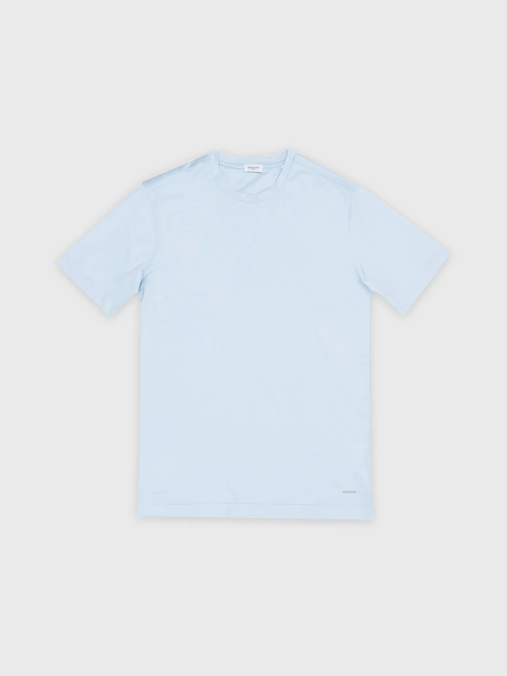 SKY BLUE SOFT MERCERIZED COTTON T-SHIRT