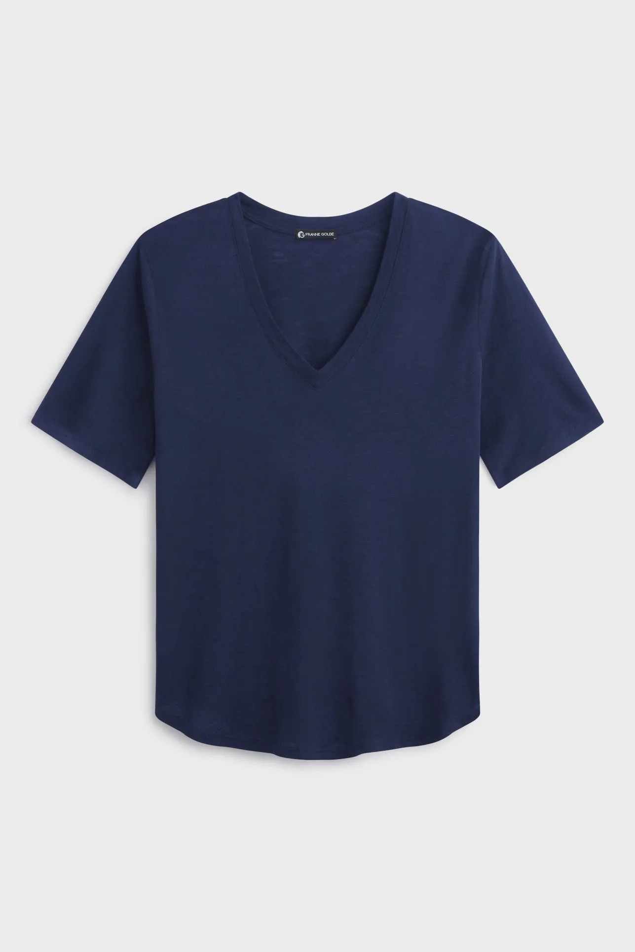 Slub Jersey V-Neck Tee