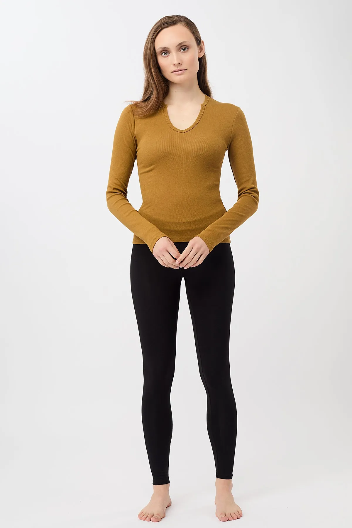 Smart Longsleeve (Hazelnut), GOTS