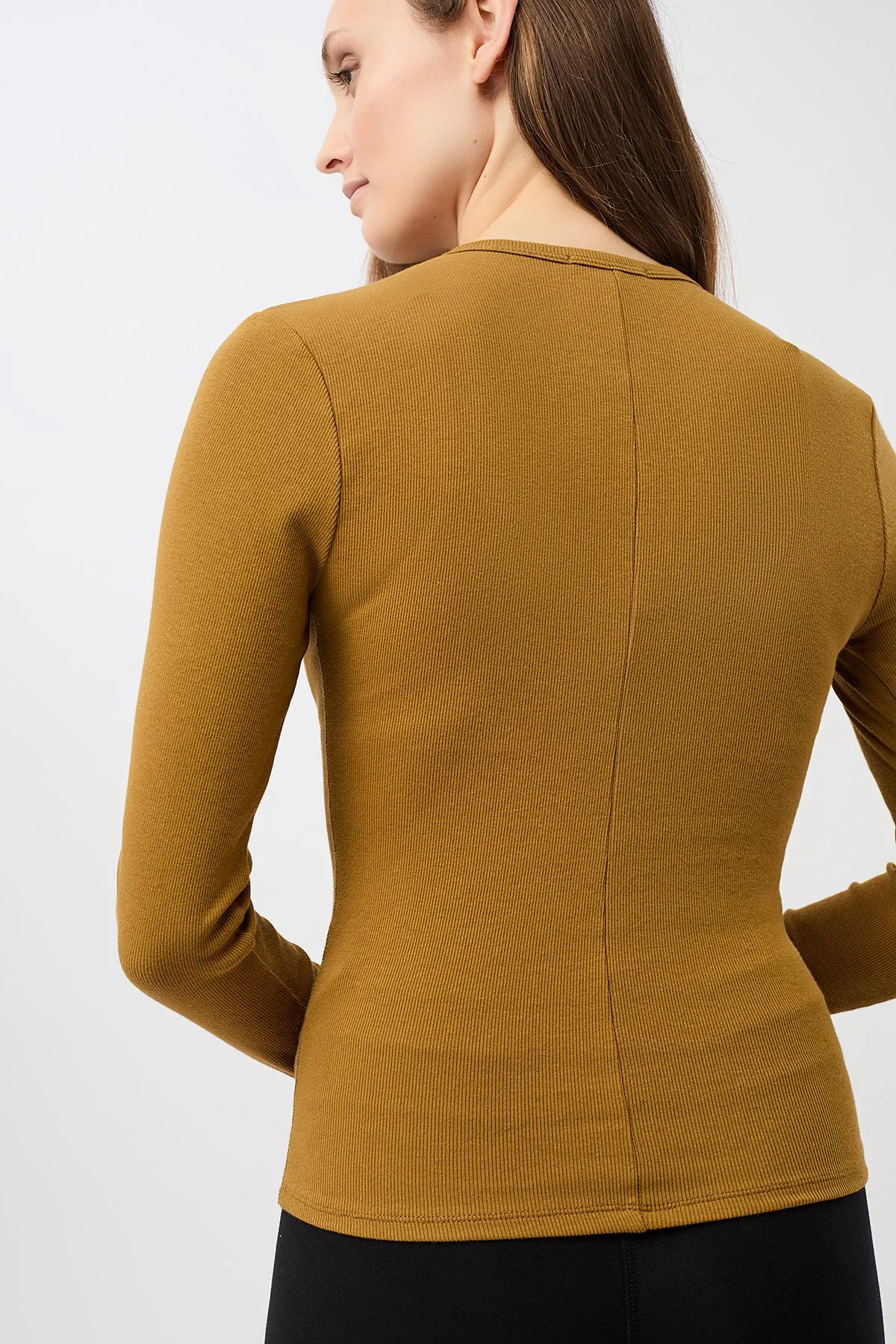 Smart Longsleeve (Hazelnut), GOTS