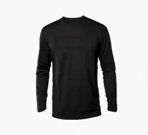 SNKR HEAD Box Logo Black Long Sleeve Shirt (black)