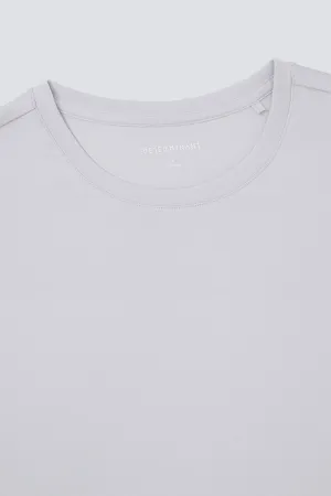 Softex Crew Neck T-Shirt | Light Grey GYFL01