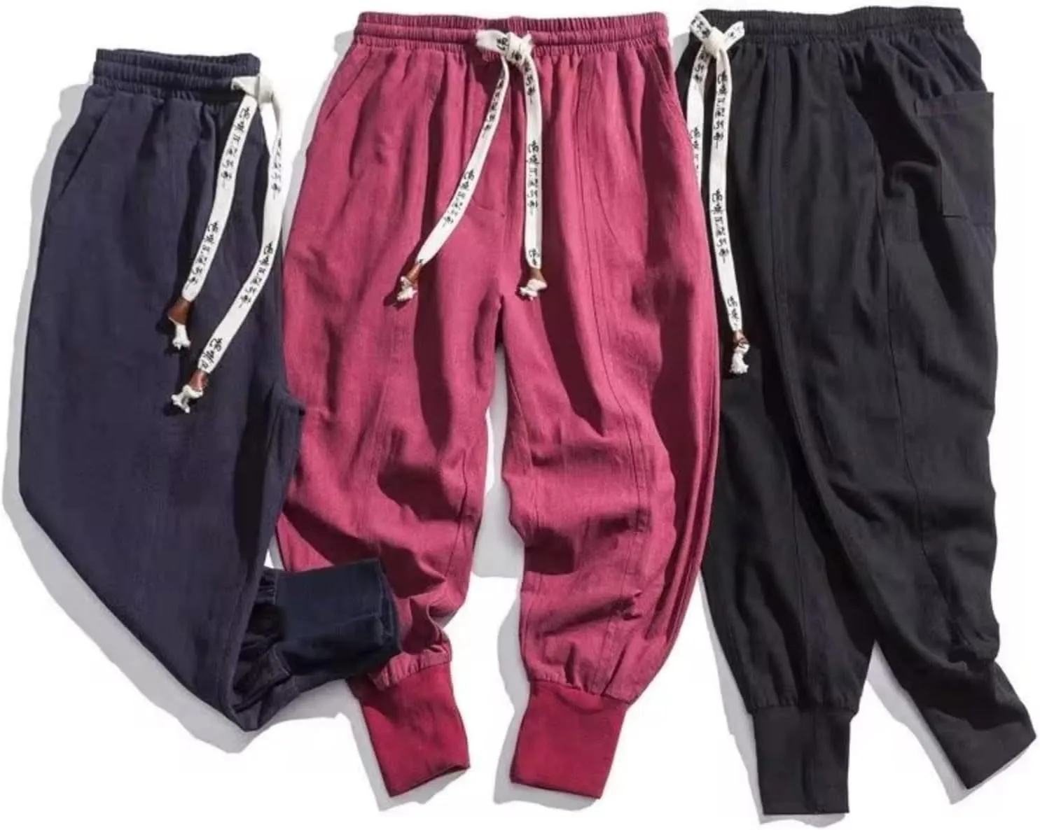 Spring Summer Streetwear Men Harem Pants Casual Trousers Korean Style Man Jogger Pants Male Baggy Pants