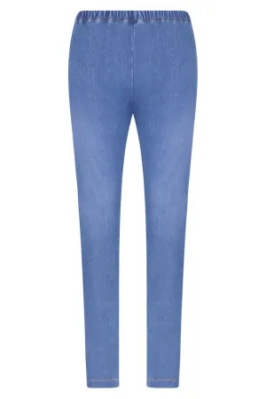 STRETCH DENIM LEGGING | INDIGO