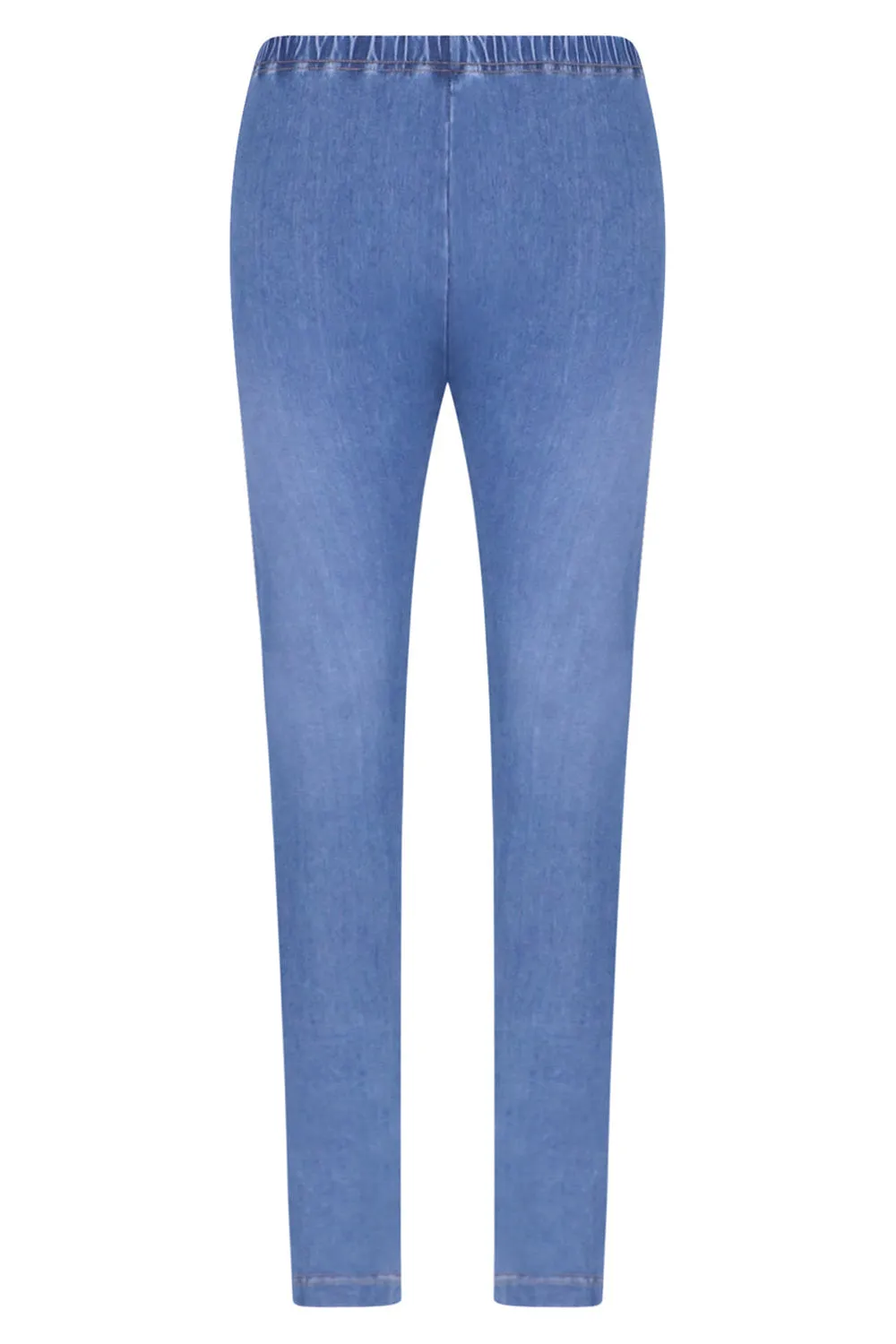 STRETCH DENIM LEGGING | INDIGO