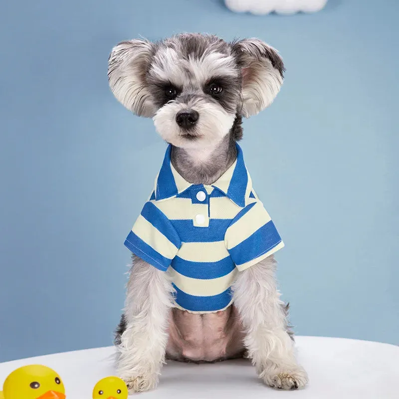 Striped Polog Dog Shirt