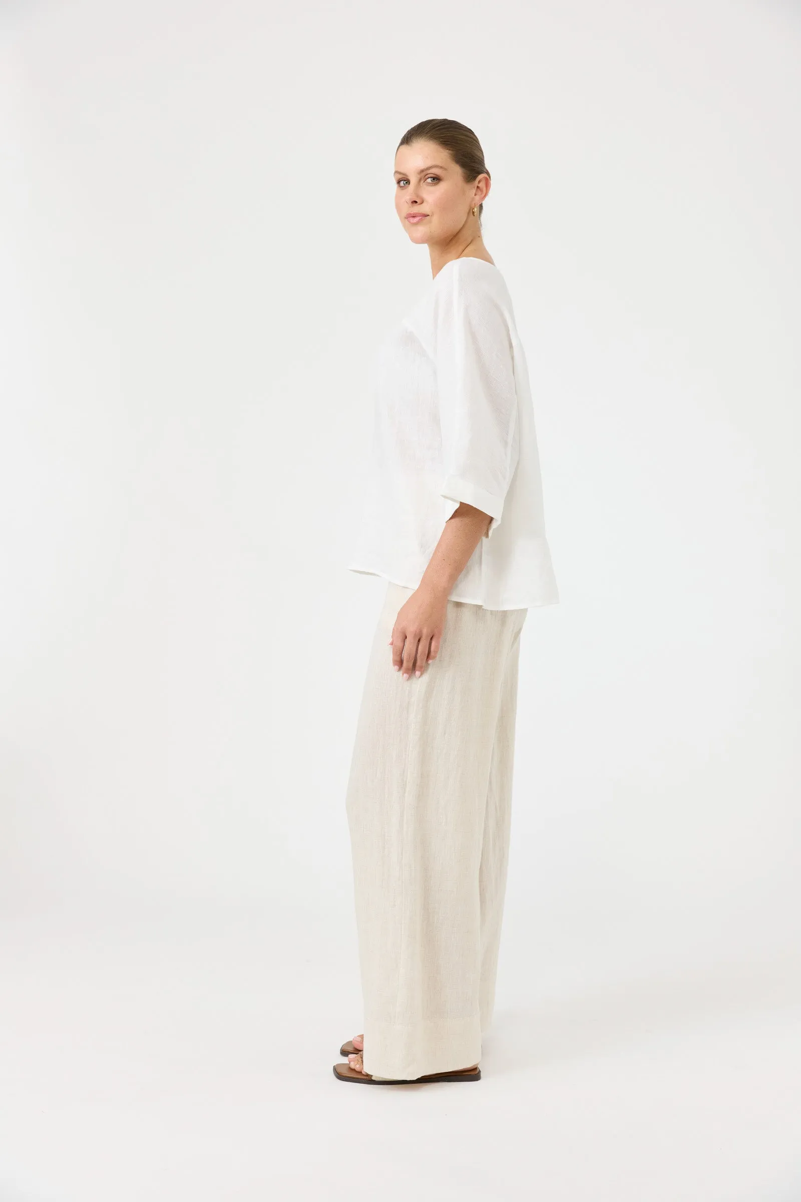 Studio Relaxed Top - Salt