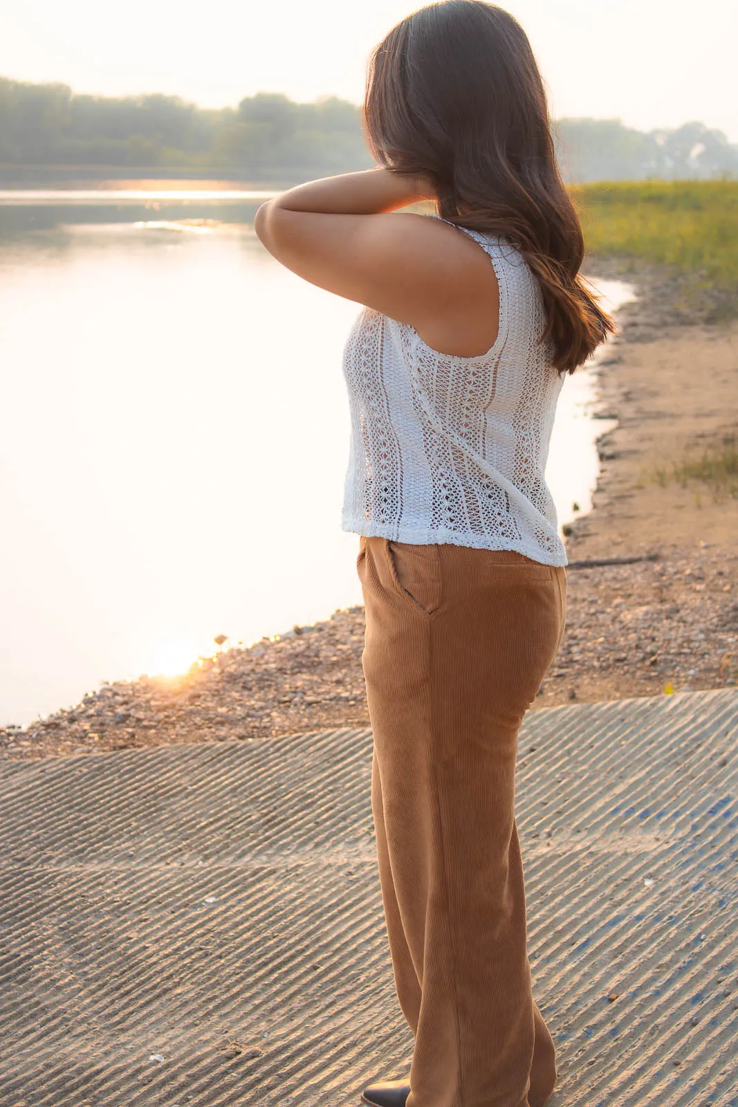 Sunday Lace Crochet Tank Top