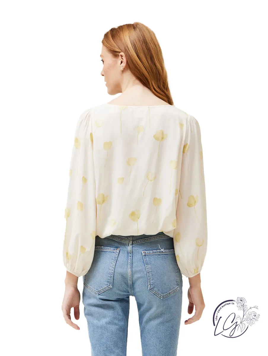 Sunshine Serenade Boatneck Blouse