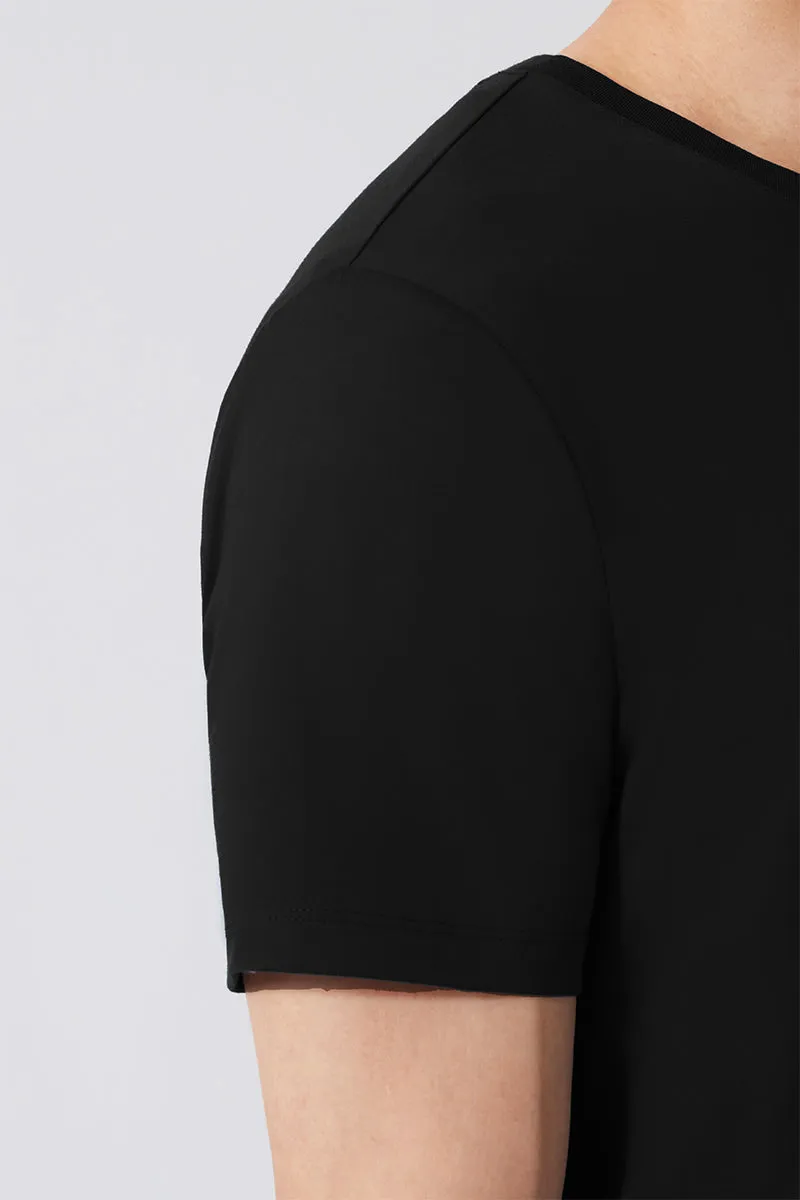 Super Soft Crew Neck T-Shirt | Black BKFD01