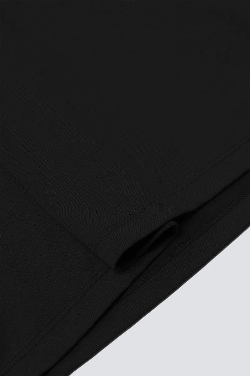 Super Soft Crew Neck T-Shirt | Black BKFD01