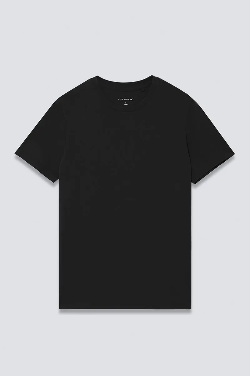 Super Soft Crew Neck T-Shirt | Black BKFD01