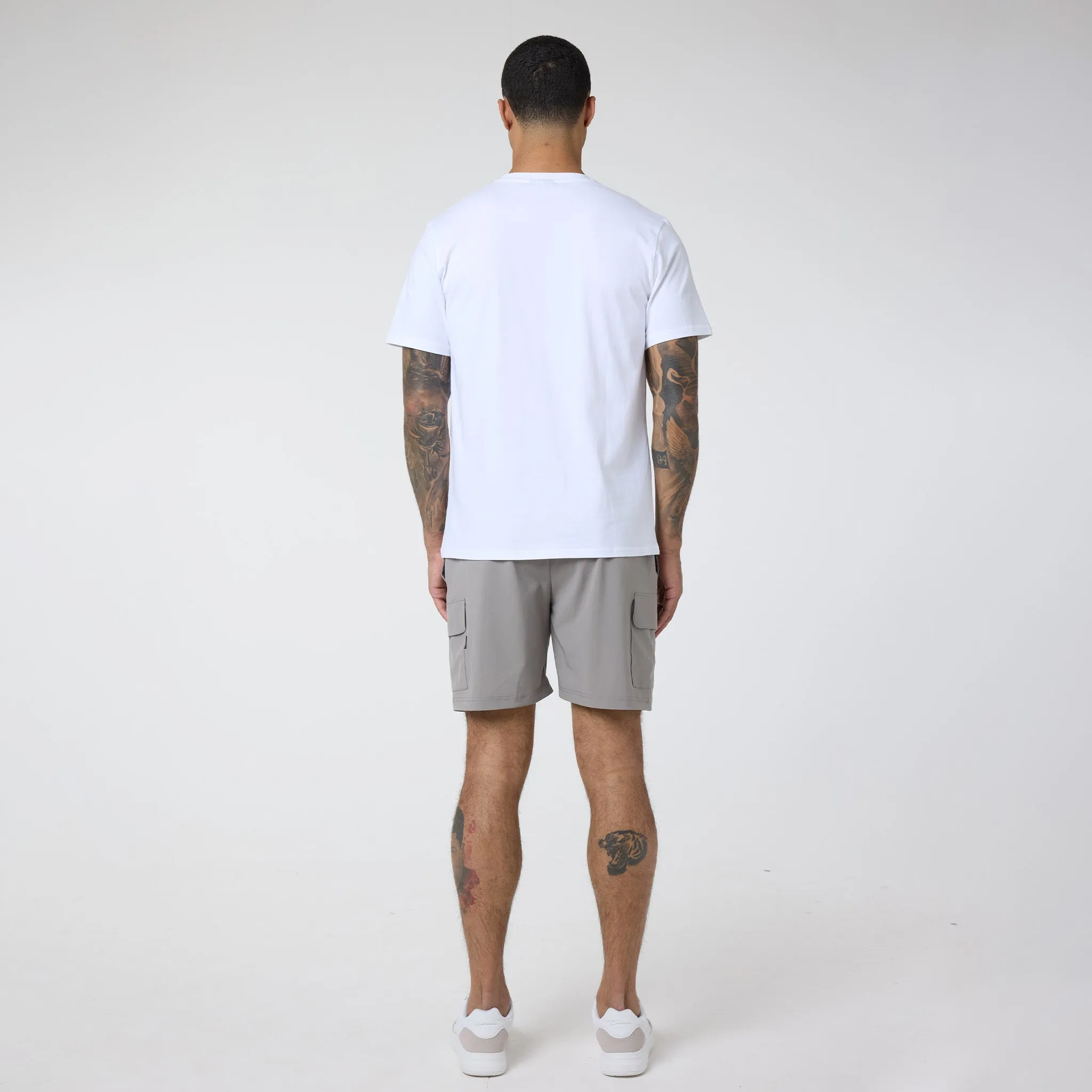 Tech Pocket Twinset | White Stone